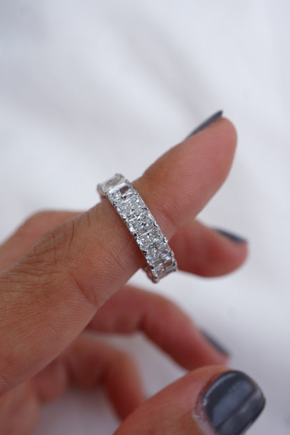 0.37 CT Round Full Eternity Lab Grown Diamond Wedding Band