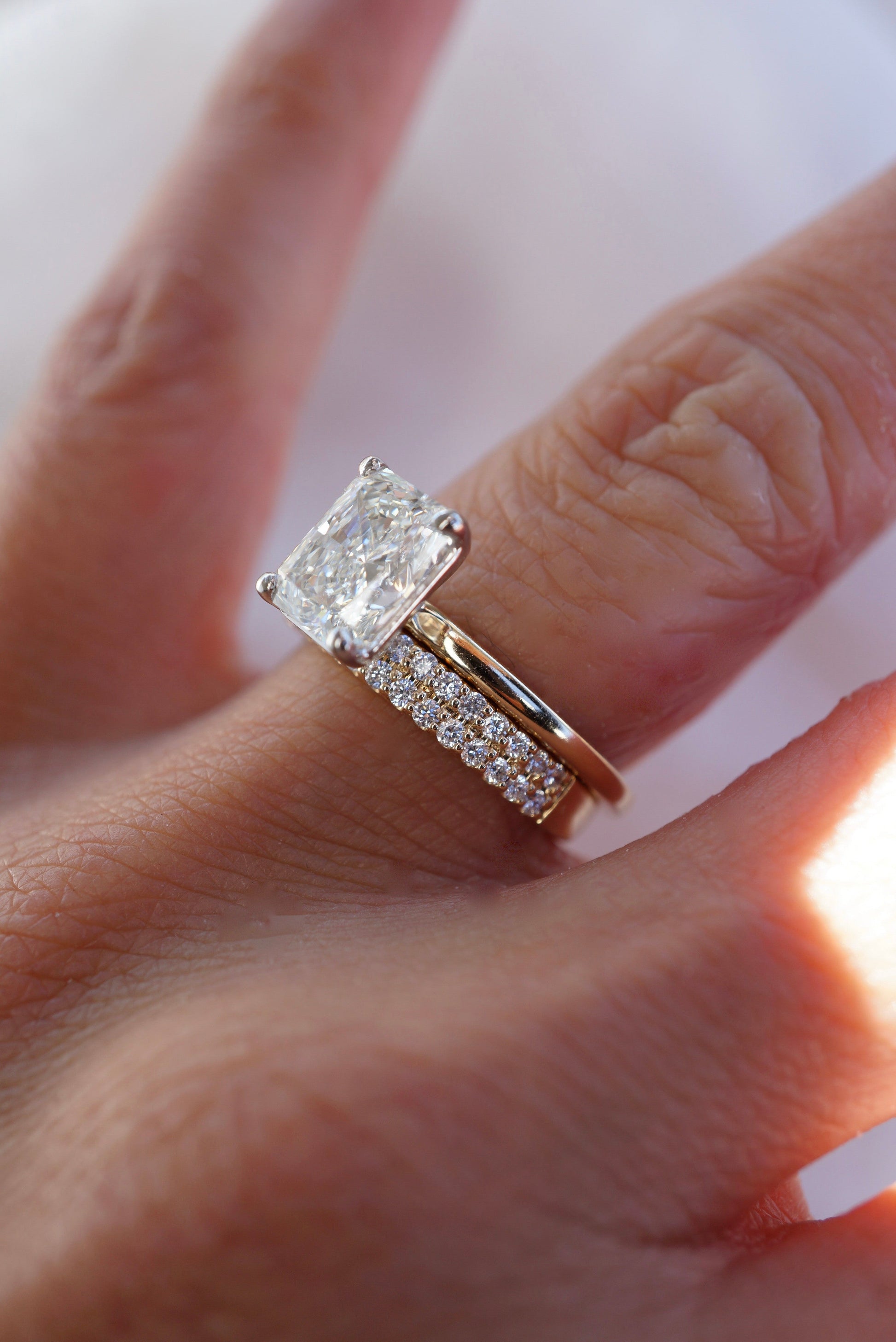 0.37 CT Round Full Eternity Lab Grown Diamond Wedding Band