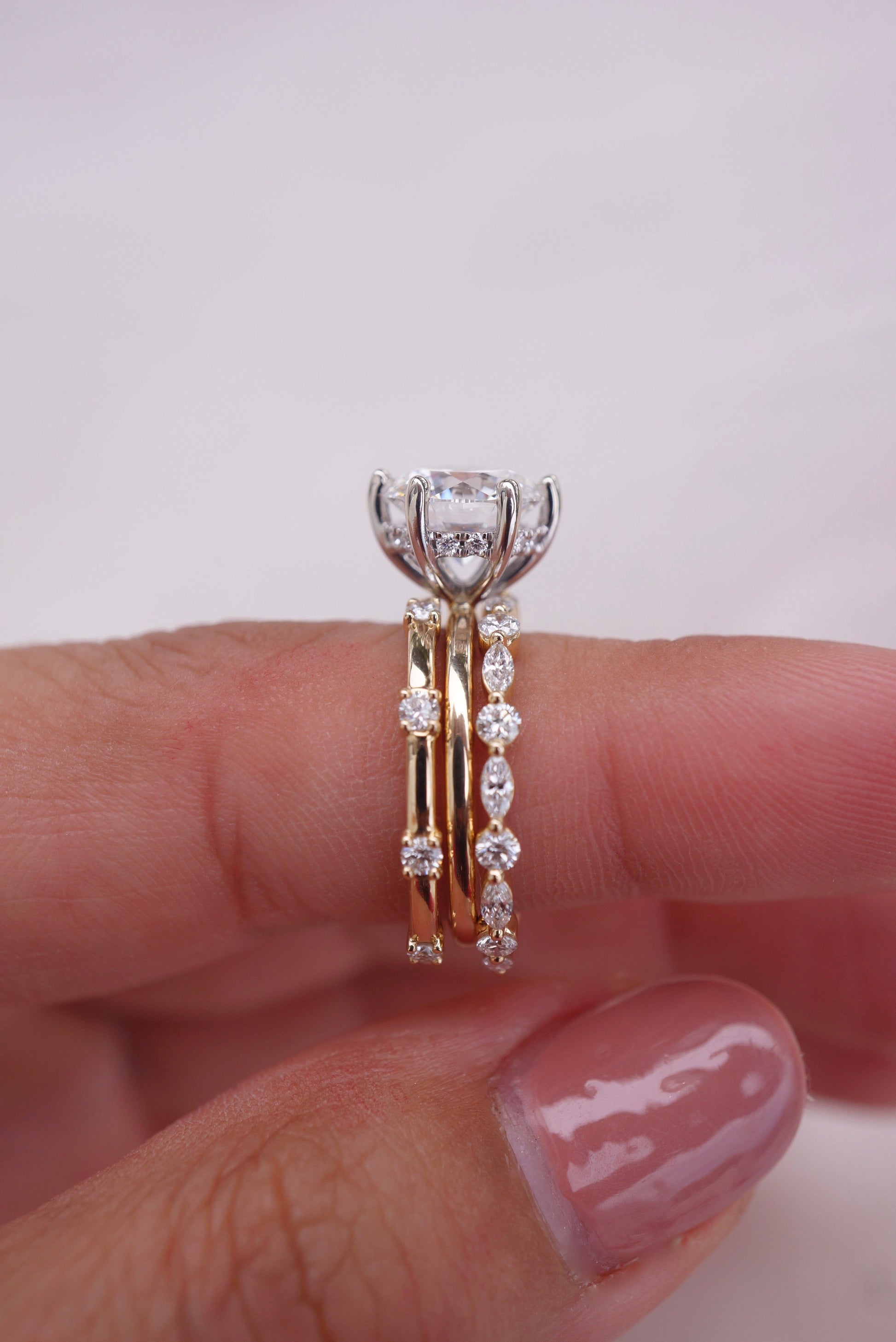 0.37 CT Round Full Eternity Lab Grown Diamond Wedding Band