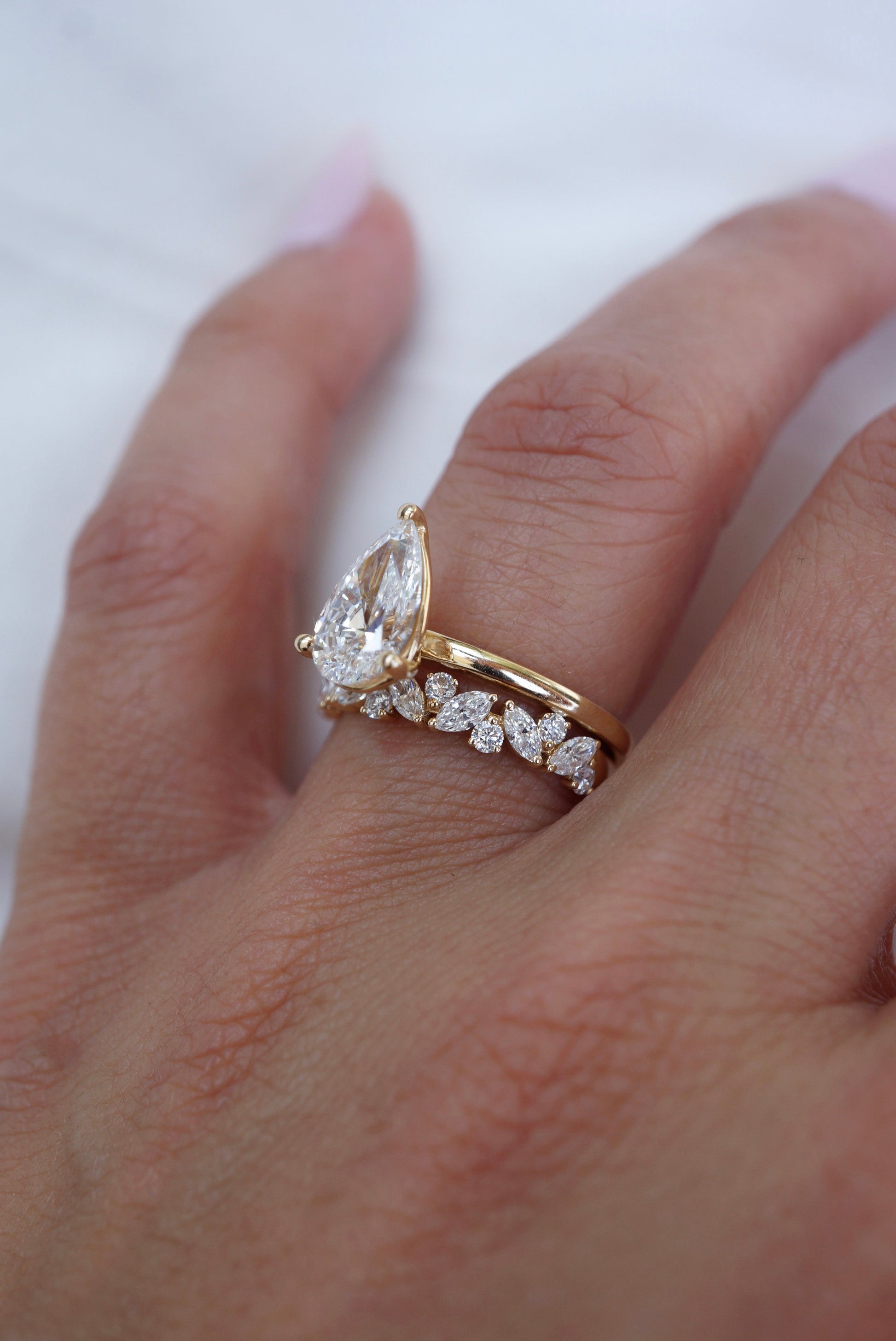 0.37 CT Round Full Eternity Lab Grown Diamond Wedding Band