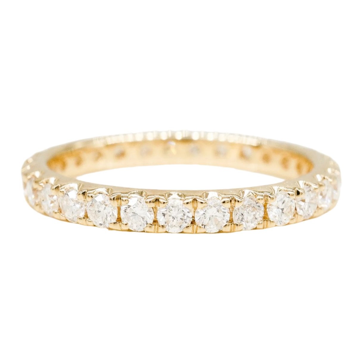 0.37 CT Round Full Eternity Lab Grown Diamond Wedding Band