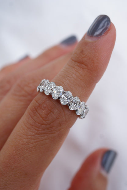 0.37 CT Round Full Eternity Lab Grown Diamond Wedding Band