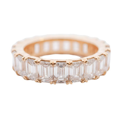 0.37 CT Round Full Eternity Lab Grown Diamond Wedding Band