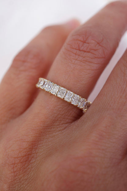 0.37 CT Round Full Eternity Lab Grown Diamond Wedding Band