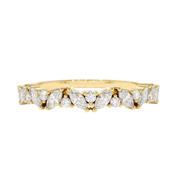 0.37 CT Round Full Eternity Lab Grown Diamond Wedding Band