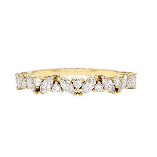 0.37 CT Round Full Eternity Lab Grown Diamond Wedding Band