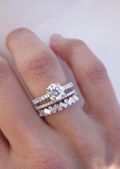 0.37 CT Round Full Eternity Lab Grown Diamond Wedding Band