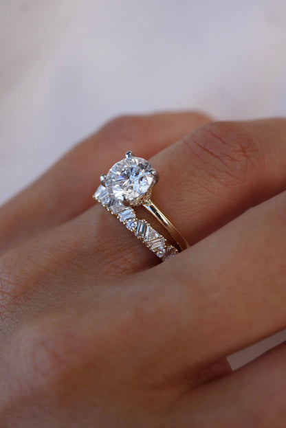 0.37 CT Round Full Eternity Lab Grown Diamond Wedding Band