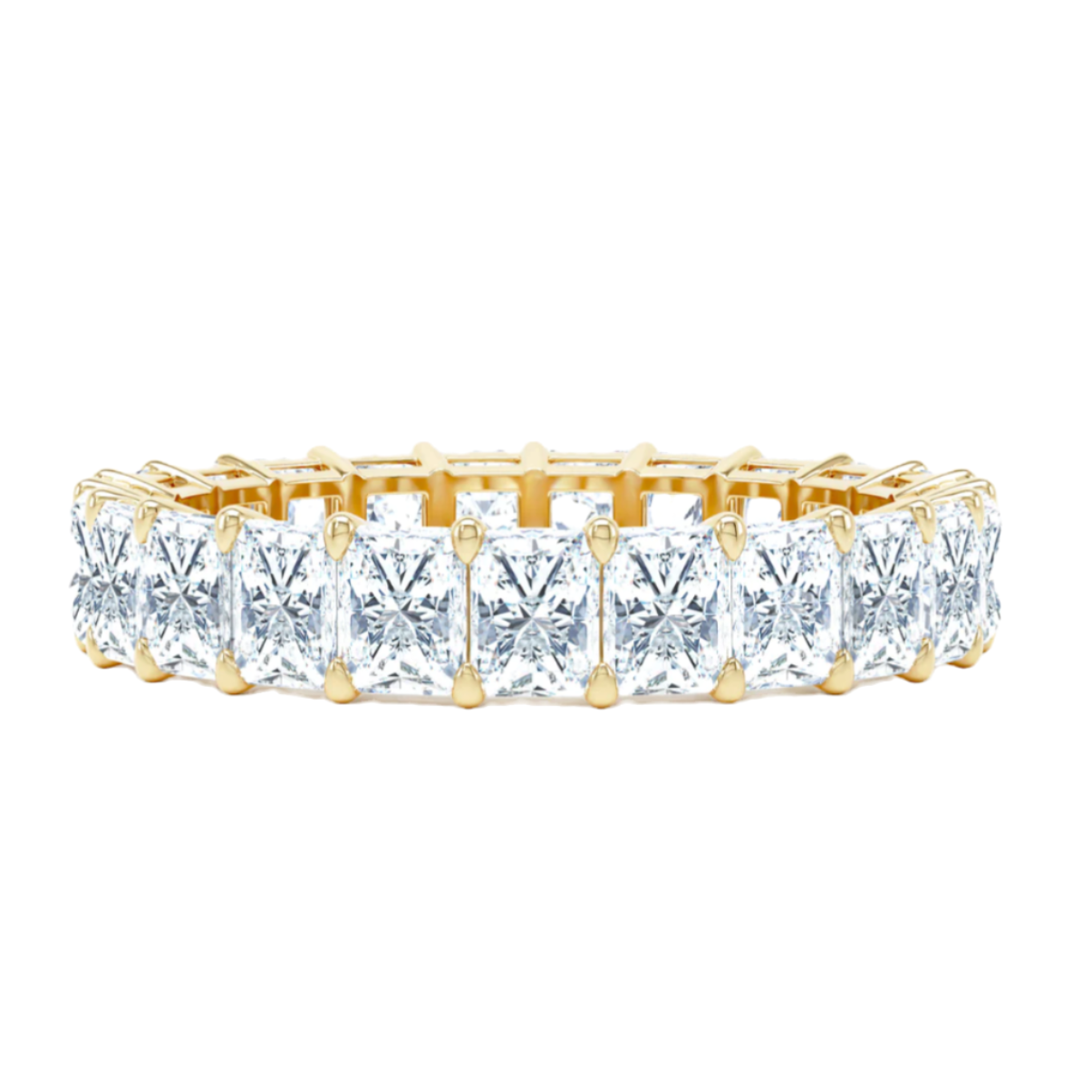 0.37 CT Round Full Eternity Lab Grown Diamond Wedding Band