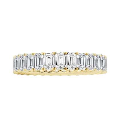 0.37 CT Round Full Eternity Lab Grown Diamond Wedding Band