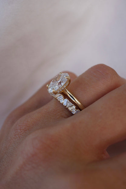 0.37 CT Round Full Eternity Lab Grown Diamond Wedding Band