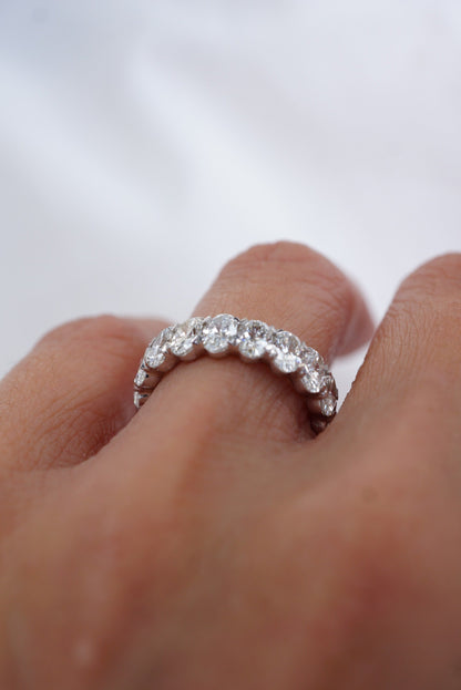 0.37 CT Round Full Eternity Lab Grown Diamond Wedding Band