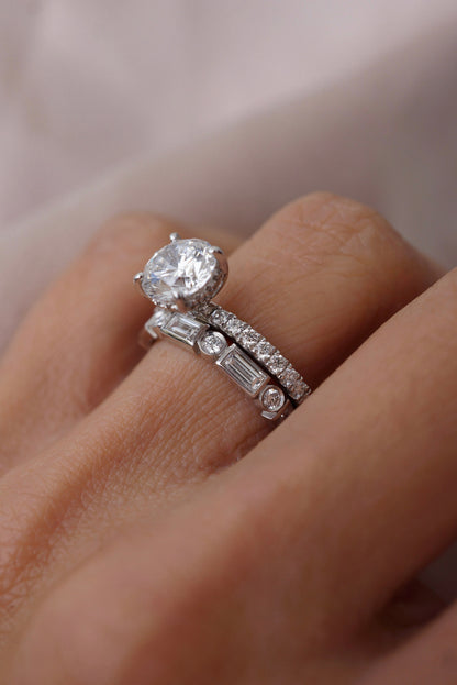 0.37 CT Round Full Eternity Lab Grown Diamond Wedding Band