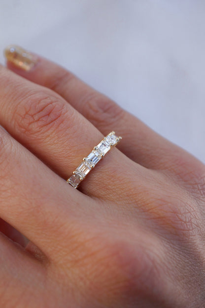 0.37 CT Round Full Eternity Lab Grown Diamond Wedding Band