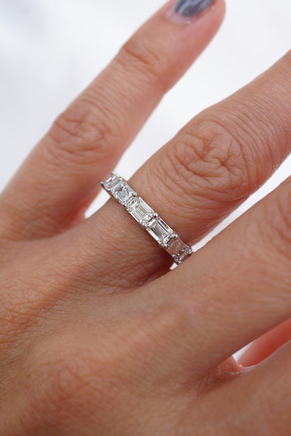 0.37 CT Round Full Eternity Lab Grown Diamond Wedding Band