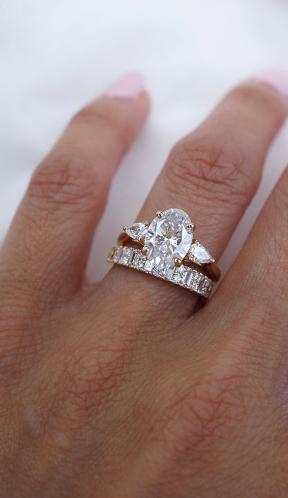 0.37 CT Round Full Eternity Lab Grown Diamond Wedding Band