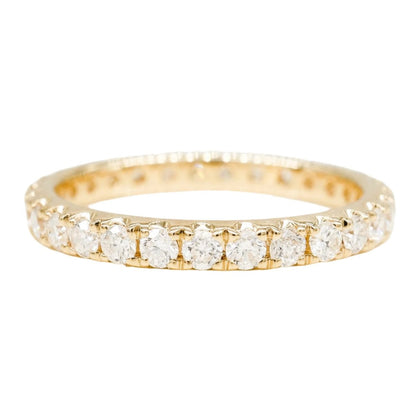 0.37 CT Round Full Eternity Lab Grown Diamond Wedding Band