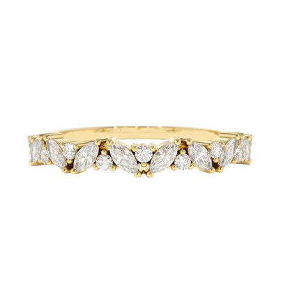 0.37 CT Round Full Eternity Lab Grown Diamond Wedding Band