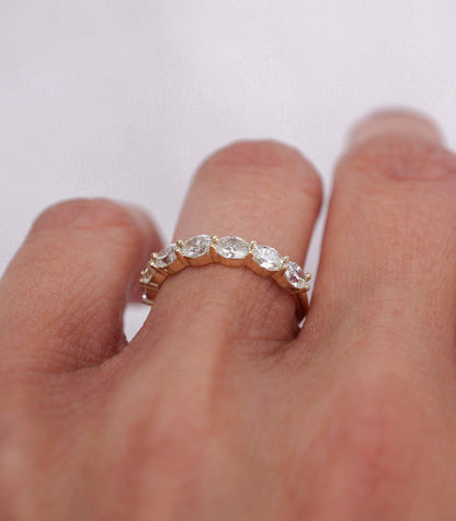 0.37 CT Round Full Eternity Lab Grown Diamond Wedding Band