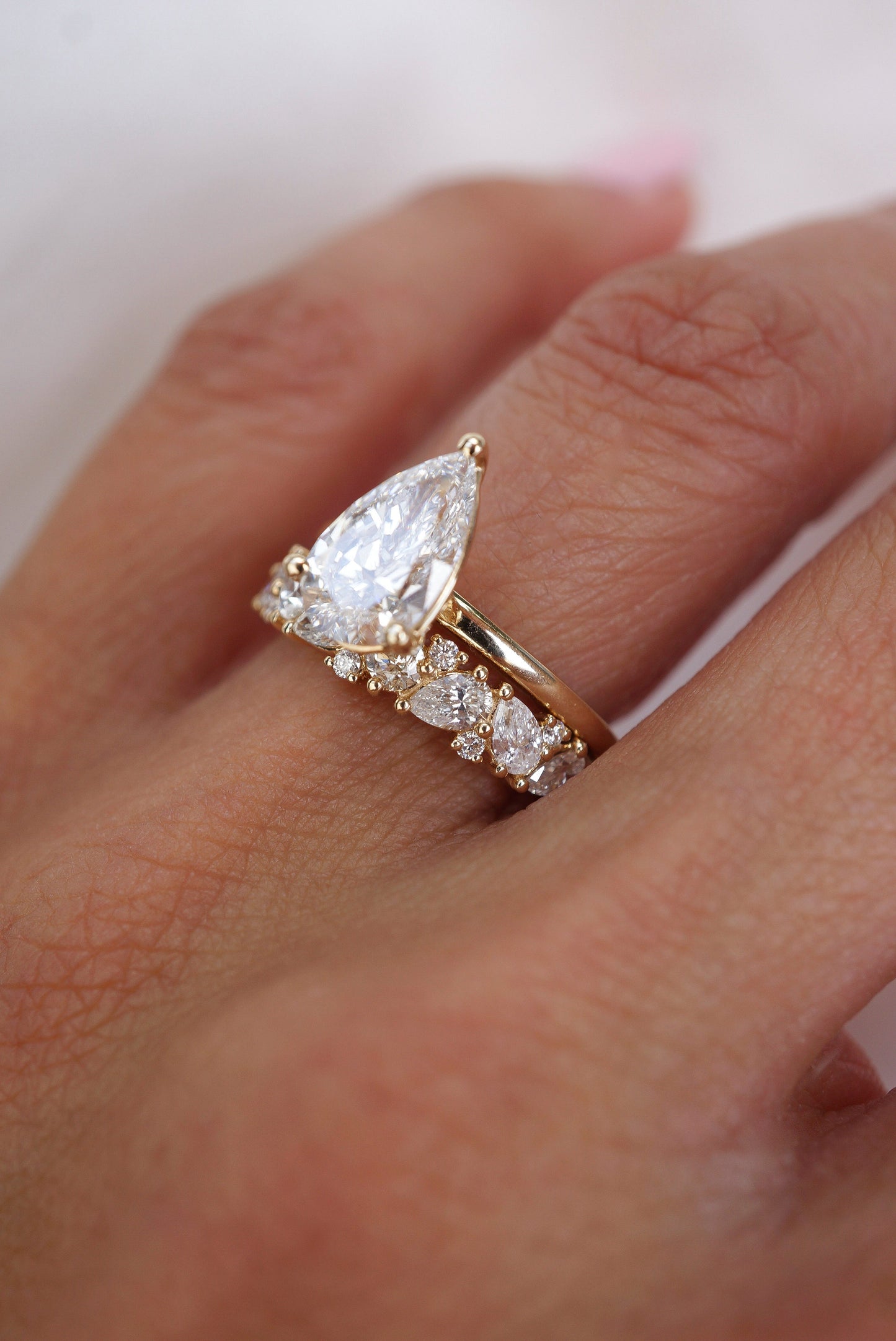 0.37 CT Round Full Eternity Lab Grown Diamond Wedding Band