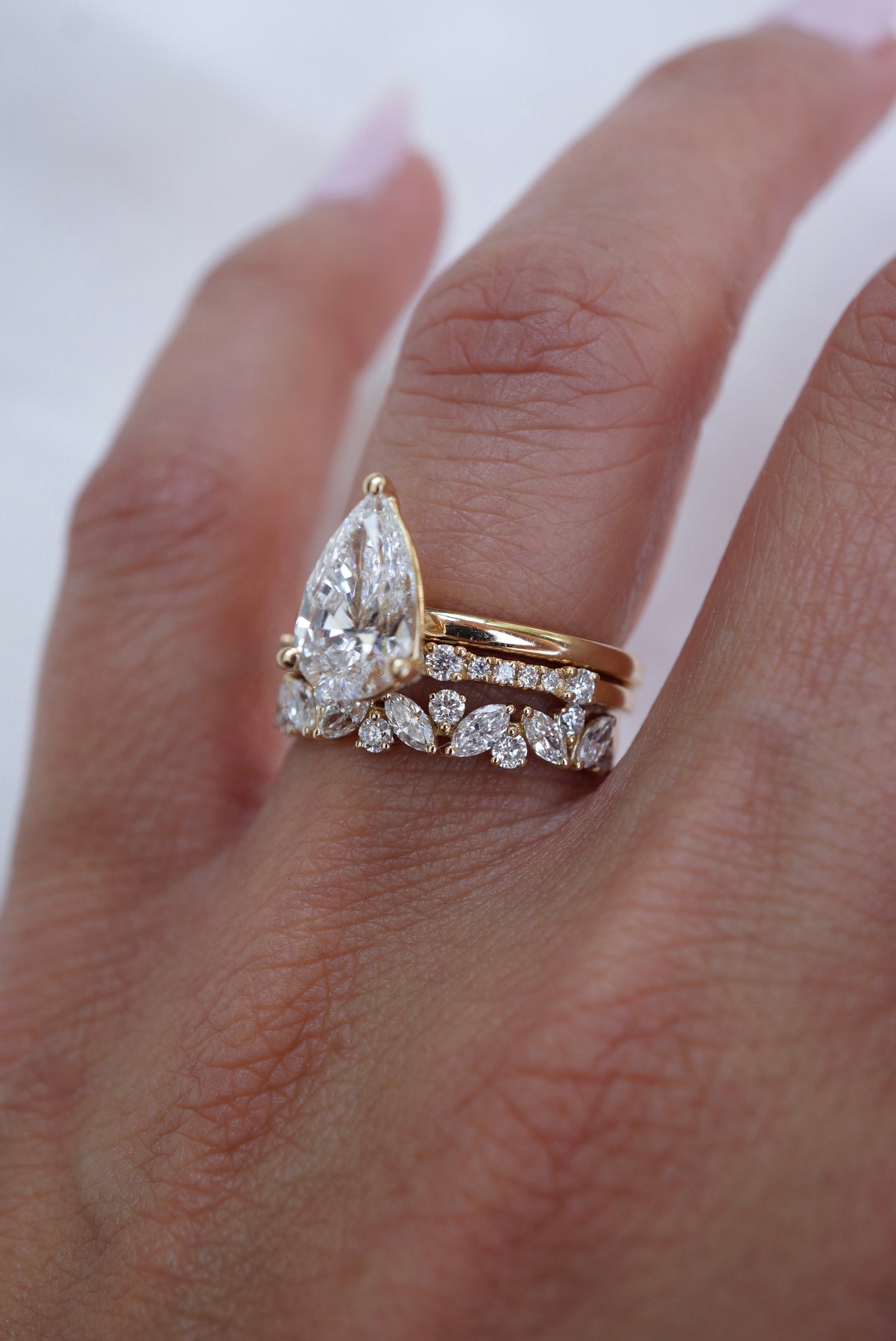 0.37 CT Round Full Eternity Lab Grown Diamond Wedding Band