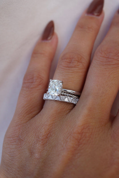 0.37 CT Round Full Eternity Lab Grown Diamond Wedding Band