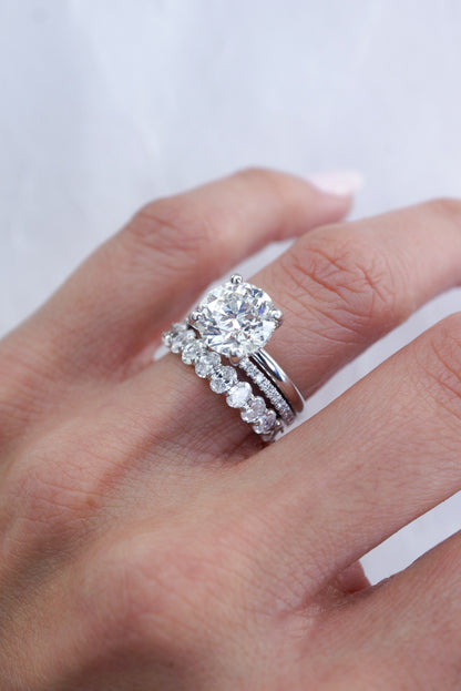 0.37 CT Round Full Eternity Lab Grown Diamond Wedding Band