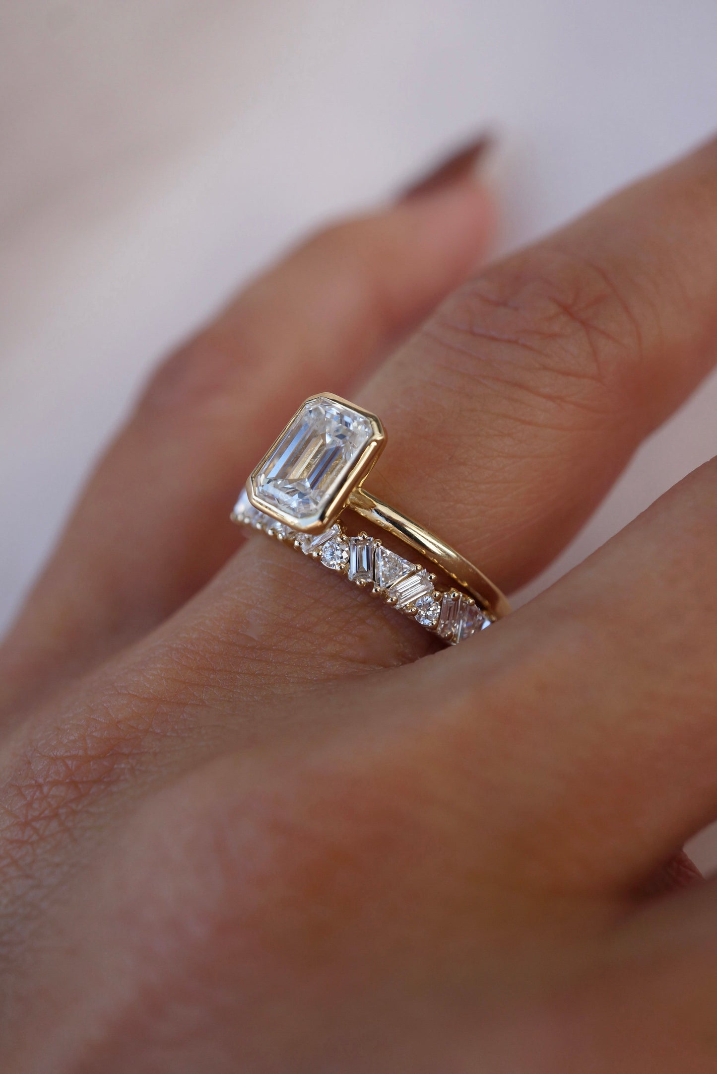 0.37 CT Round Full Eternity Lab Grown Diamond Wedding Band