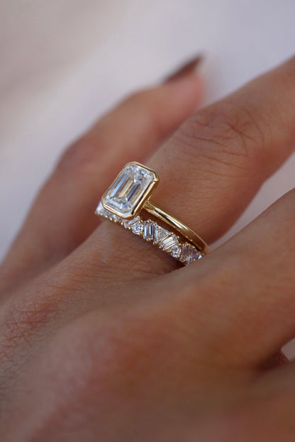 0.37 CT Round Full Eternity Lab Grown Diamond Wedding Band
