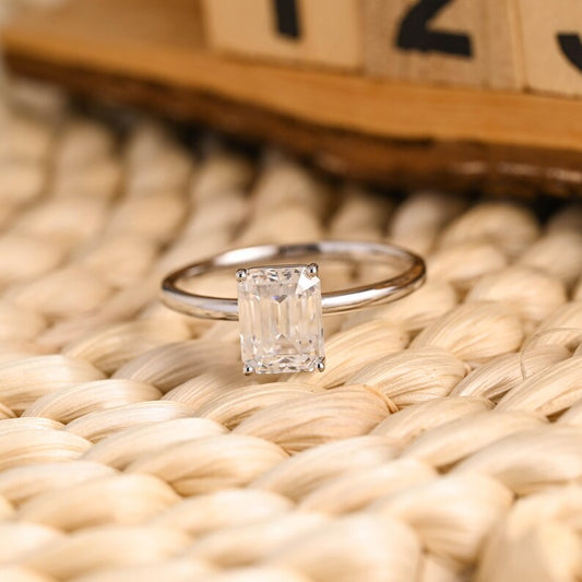 Marquise Cut Cluster Styled Lab Grown Diamond Engagement Ring