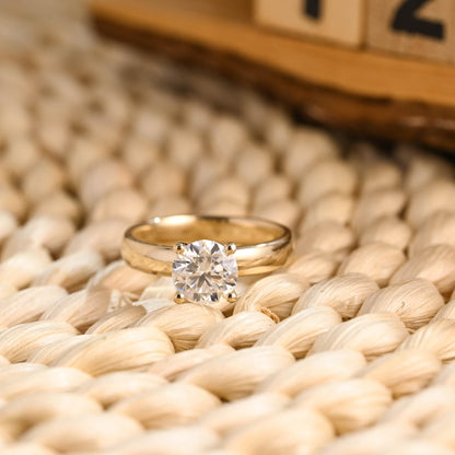 Marquise Cut Cluster Styled Lab Grown Diamond Engagement Ring
