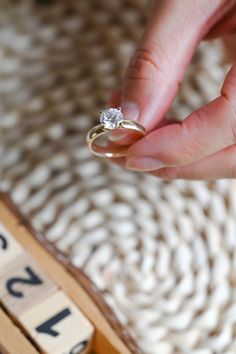 Marquise Cut Cluster Styled Lab Grown Diamond Engagement Ring