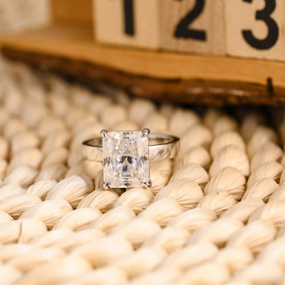 Marquise Cut Cluster Styled Lab Grown Diamond Engagement Ring