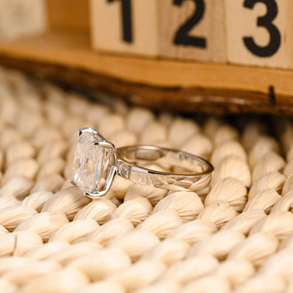 Marquise Cut Cluster Styled Lab Grown Diamond Engagement Ring