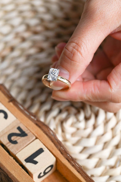 Marquise Cut Cluster Styled Lab Grown Diamond Engagement Ring
