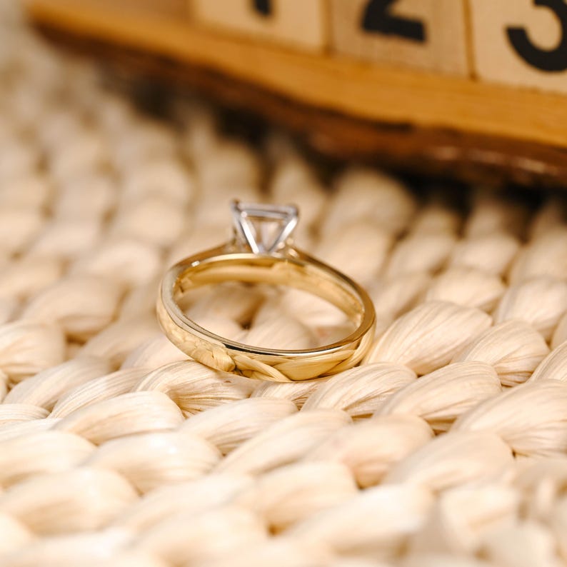 Marquise Cut Cluster Styled Lab Grown Diamond Engagement Ring