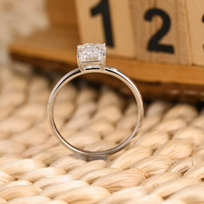Marquise Cut Cluster Styled Lab Grown Diamond Engagement Ring