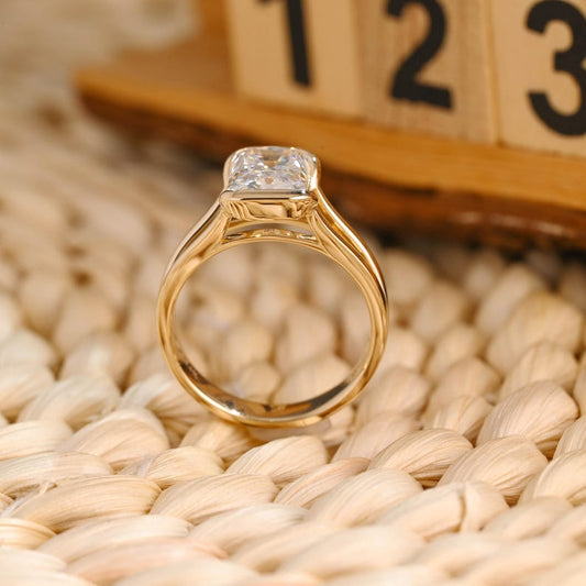 Marquise Cut Cluster Styled Lab Grown Diamond Engagement Ring