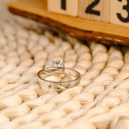 Marquise Cut Cluster Styled Lab Grown Diamond Engagement Ring
