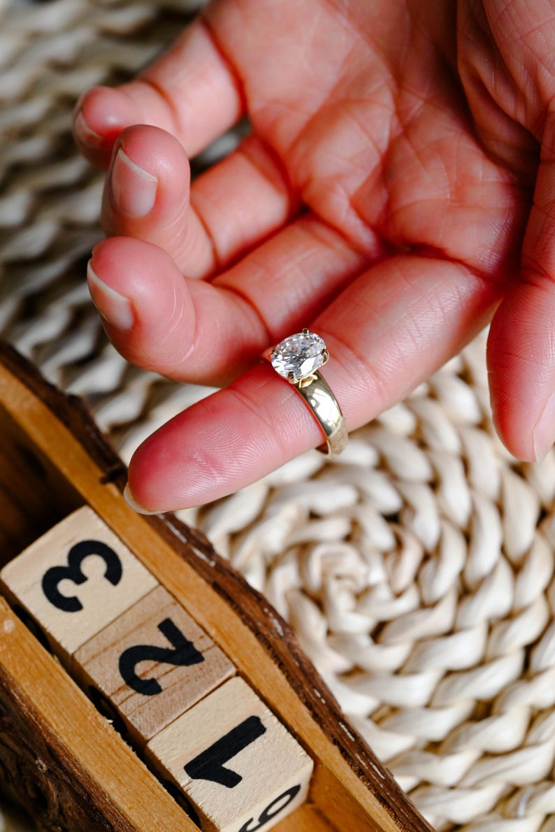 Marquise Cut Cluster Styled Lab Grown Diamond Engagement Ring