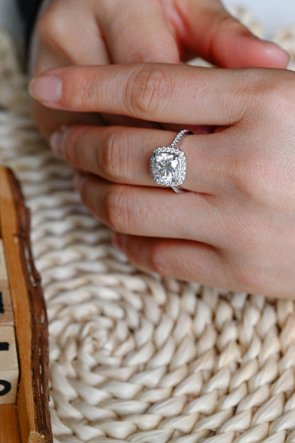 Marquise Cut Cluster Styled Lab Grown Diamond Engagement Ring