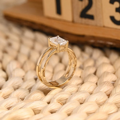 Marquise Cut Cluster Styled Lab Grown Diamond Engagement Ring