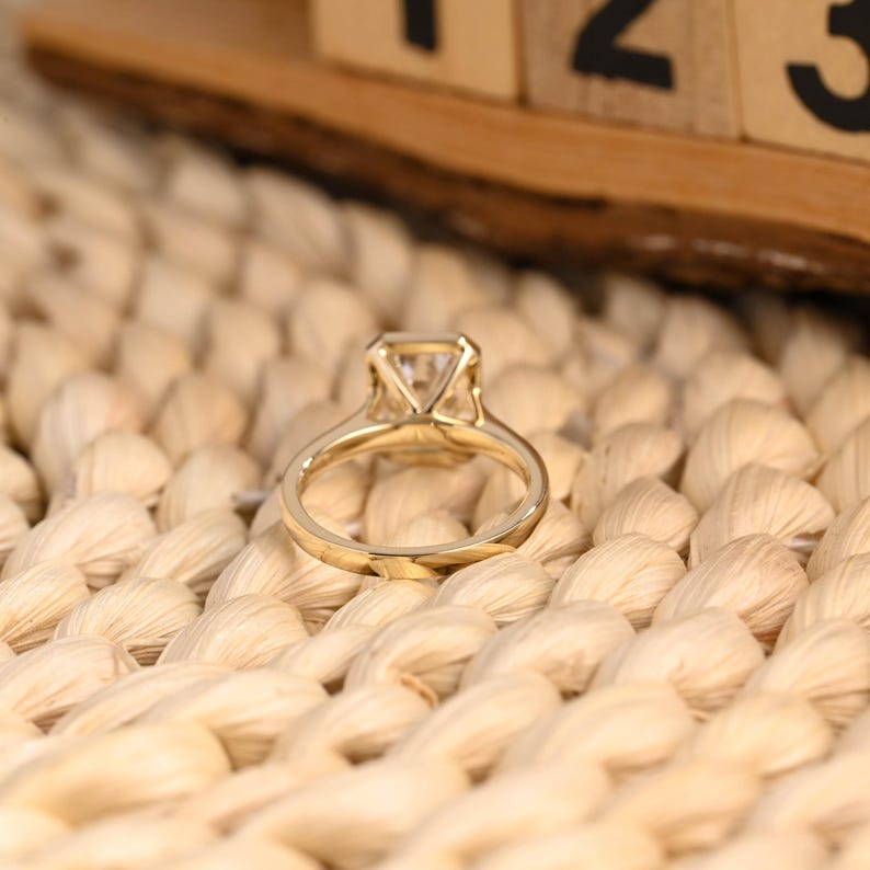 Marquise Cut Cluster Styled Lab Grown Diamond Engagement Ring