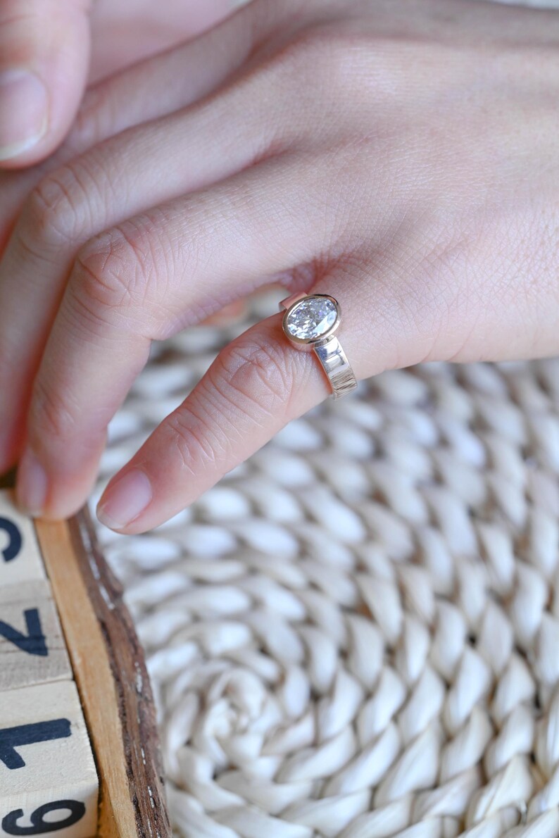 Marquise Cut Cluster Styled Lab Grown Diamond Engagement Ring