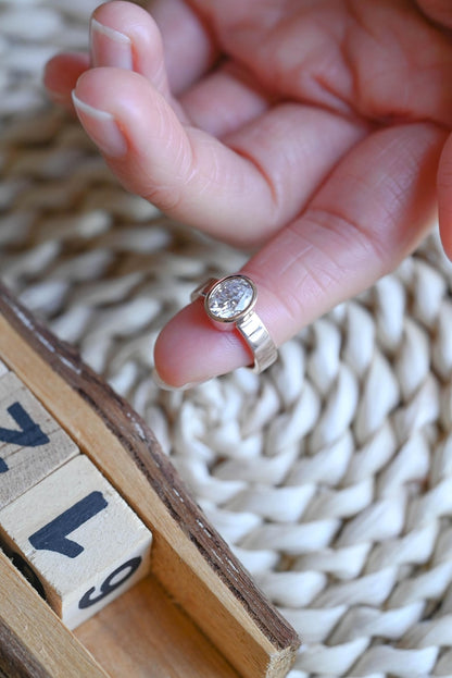 Marquise Cut Cluster Styled Lab Grown Diamond Engagement Ring