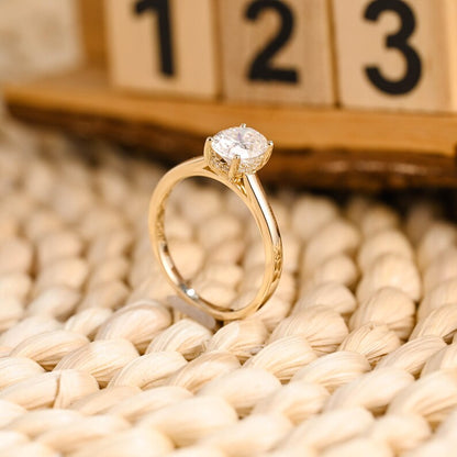 Marquise Cut Cluster Styled Lab Grown Diamond Engagement Ring