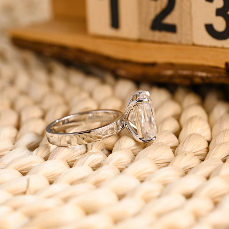 Marquise Cut Cluster Styled Lab Grown Diamond Engagement Ring