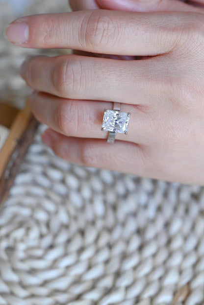 Marquise Cut Cluster Styled Lab Grown Diamond Engagement Ring