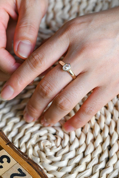 Marquise Cut Cluster Styled Lab Grown Diamond Engagement Ring