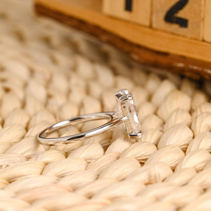 Marquise Cut Cluster Styled Lab Grown Diamond Engagement Ring